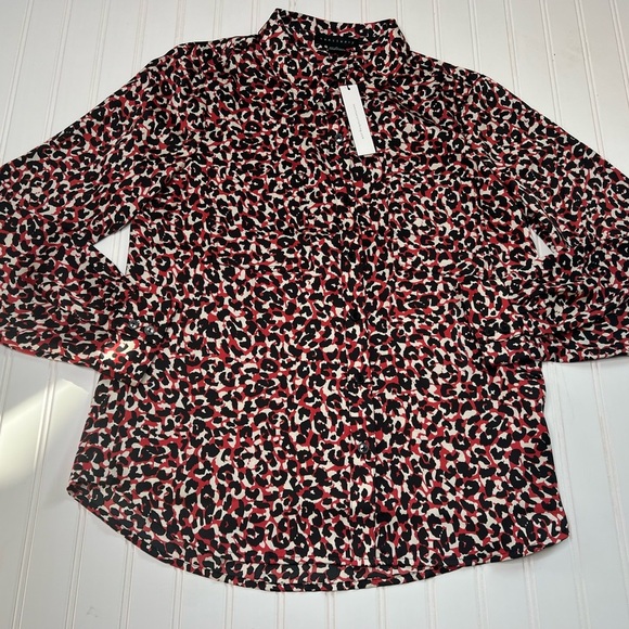 SANCTUARY Monday to Sunday Animal Print Button-Up Shirt  Women Small NEW. 204 - Picture 2 of 6